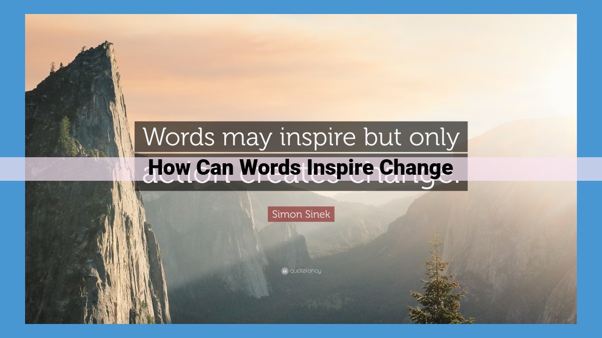 Words: A Persuasive Force Shaping Minds and Inspiring Action