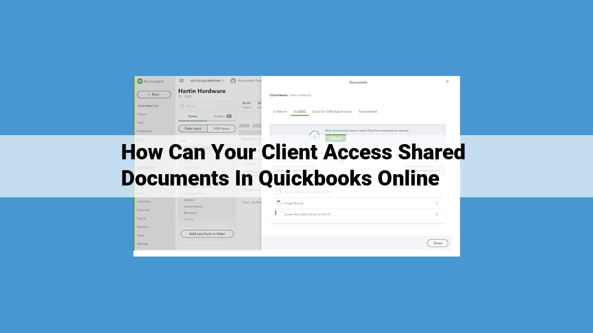 Secure and Seamless Document Sharing in QuickBooks Online for Effective Collaboration