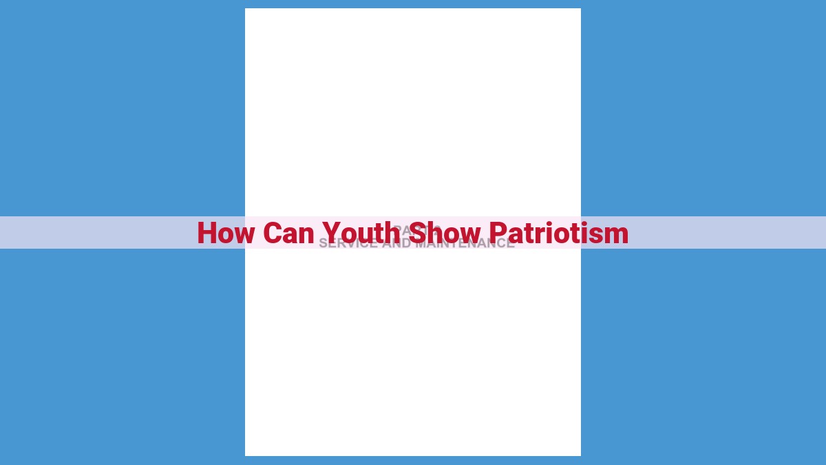 Manifestations of Youth Patriotism: Key Actions and Engagements