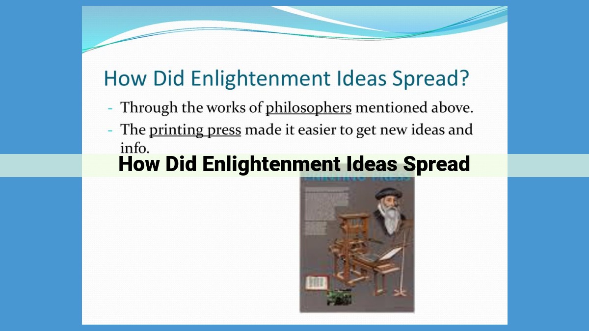 The Dissemination of Enlightenment Ideas: Salons, Cross-Pollination, and the Rise of Reason