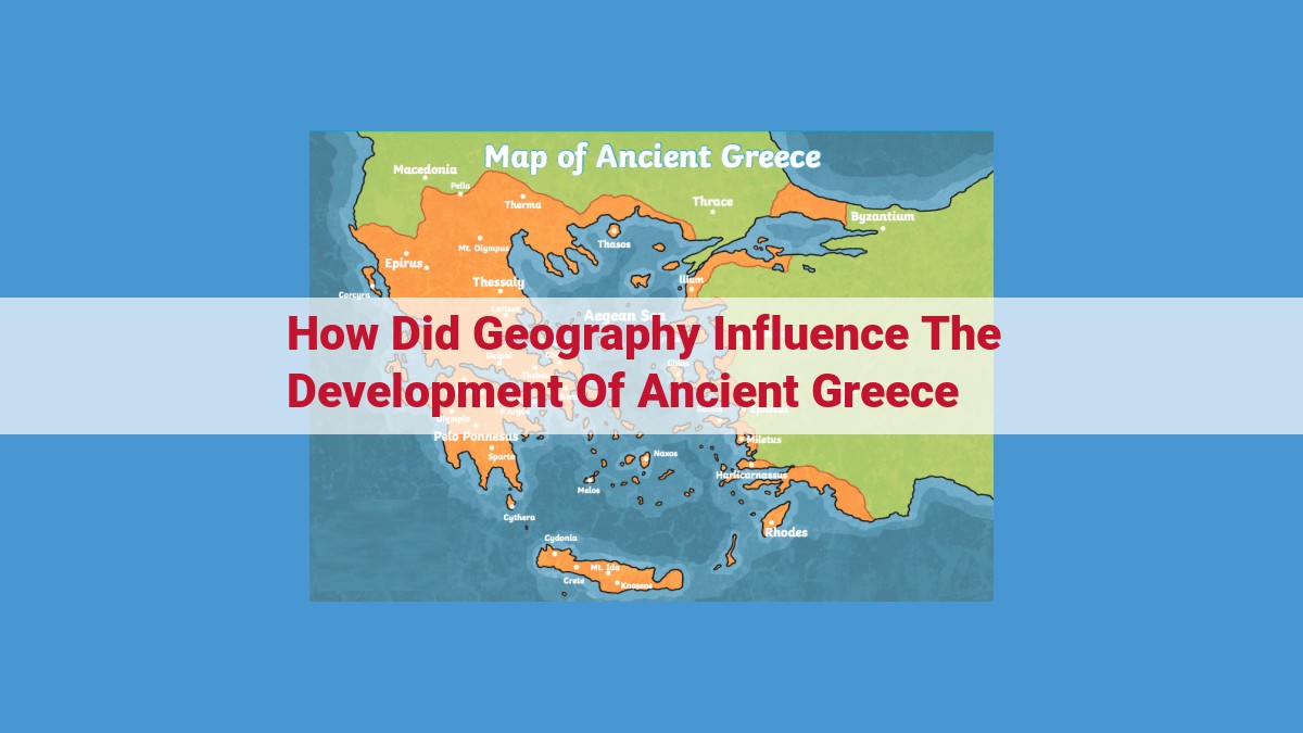 Influence of Geography on the Evolution of Greece: City-States, Agriculture, Maritime Activities