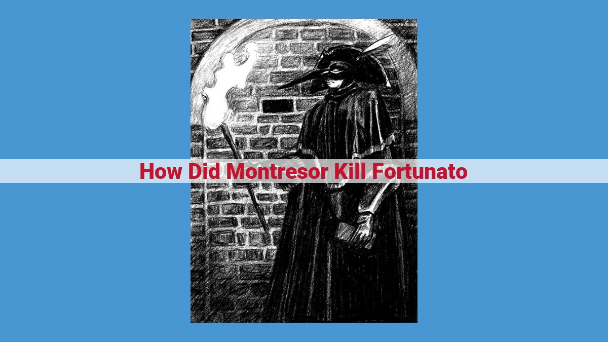 The Cask of Amontillado: Montresor's Psychological Torment and the Mortality of Fortunato