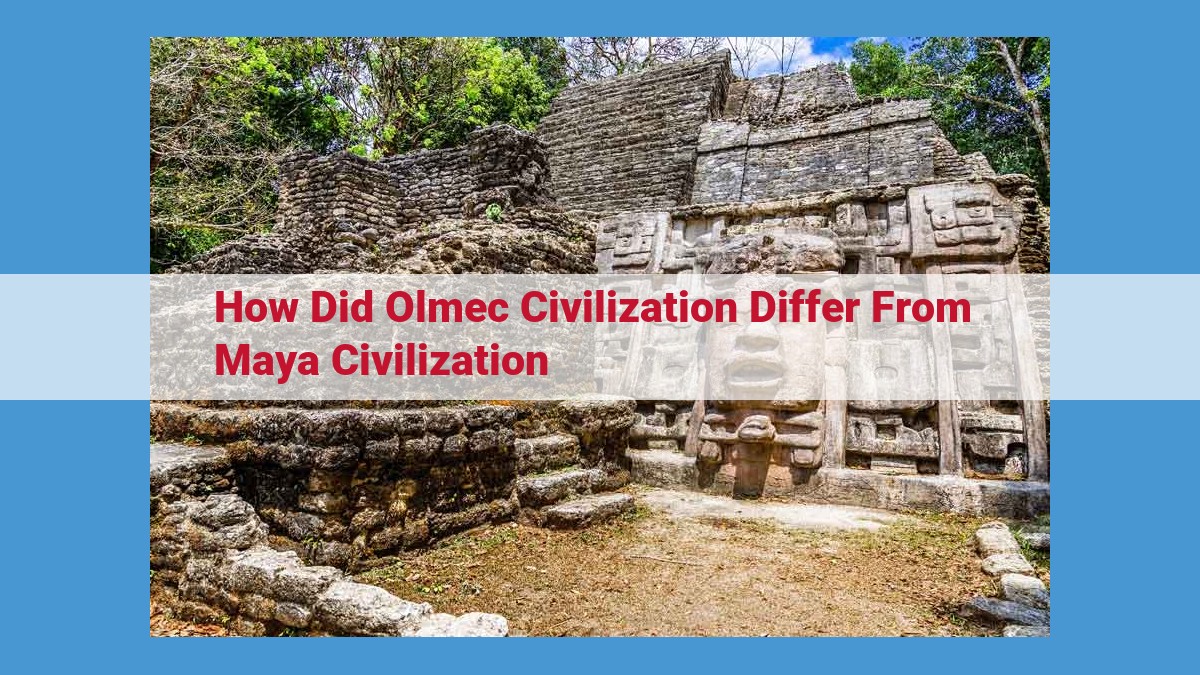 Unveiling the Olmec and Maya: Ancient Mesoamerican Civilizations with Distinct Legacies