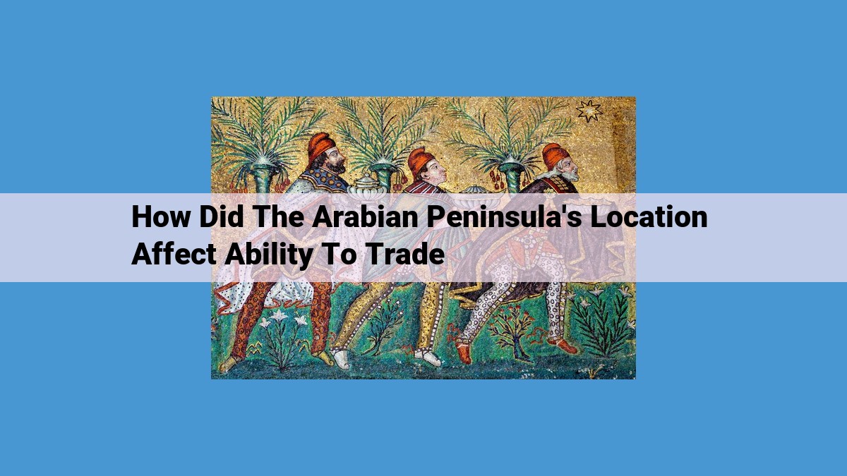 Unveiling the Arabian Peninsula: A Hub of Trade, Resources, and Exchange at the Crossroads of Civilizations