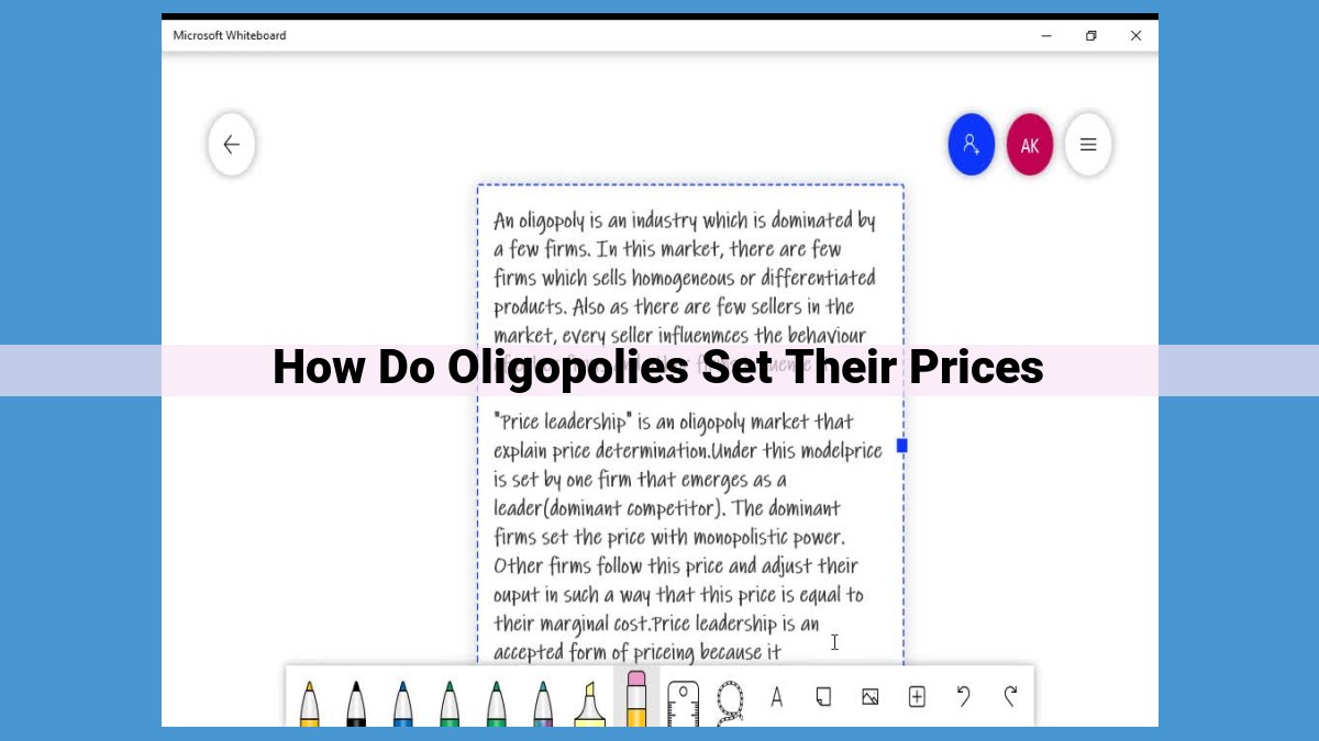 Understanding Oligopoly Markets: Market Power, Pricing Strategies, and Game Theory Analysis