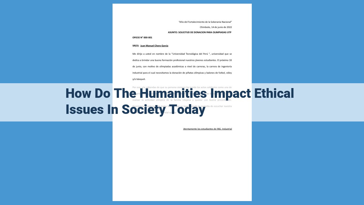 The Role of Humanities in Ethical Decision-Making: A Comprehensive Analysis