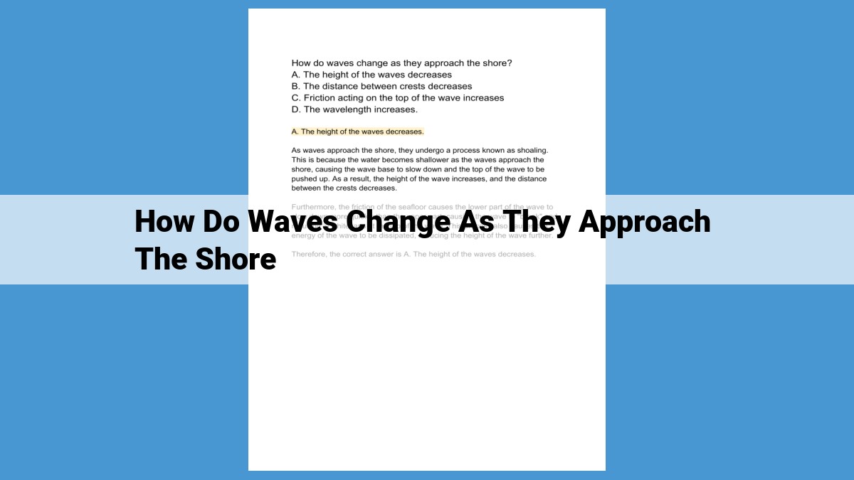 Understanding Wave Transformations: Impacts on Coastal Morphology and Beach Dynamics