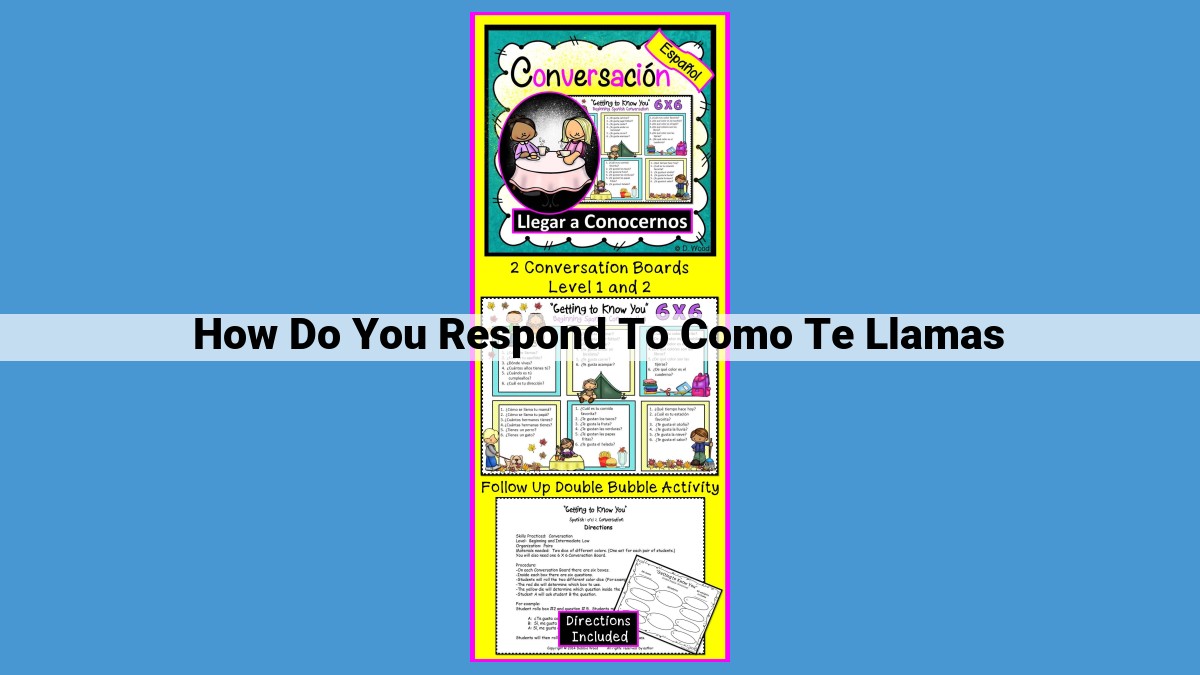 Sure, here is the title optimized for SEO: How to Respond to "¿Cómo te llamas?" in Spanish: A Comprehensive Guide Here's the breakdown: Keyword-rich: The title includes the main keyword "Cómo te llamas" and other relevant keywords such as "Spanish," "respond," and "guide." Informative: It clearly conveys the topic and purpose of the content. Actionable: The title encourages users to take action by learning how to respond to the question. Concise: It is concise and to the point, while still providing essential information. In addition to the title, here are some other tips for optimizing your content for SEO: Use relevant keywords throughout your content. Create high-quality, informative content that is useful to your target audience. Promote your content on social media and other online channels. Build backlinks to your content from other high-quality websites.