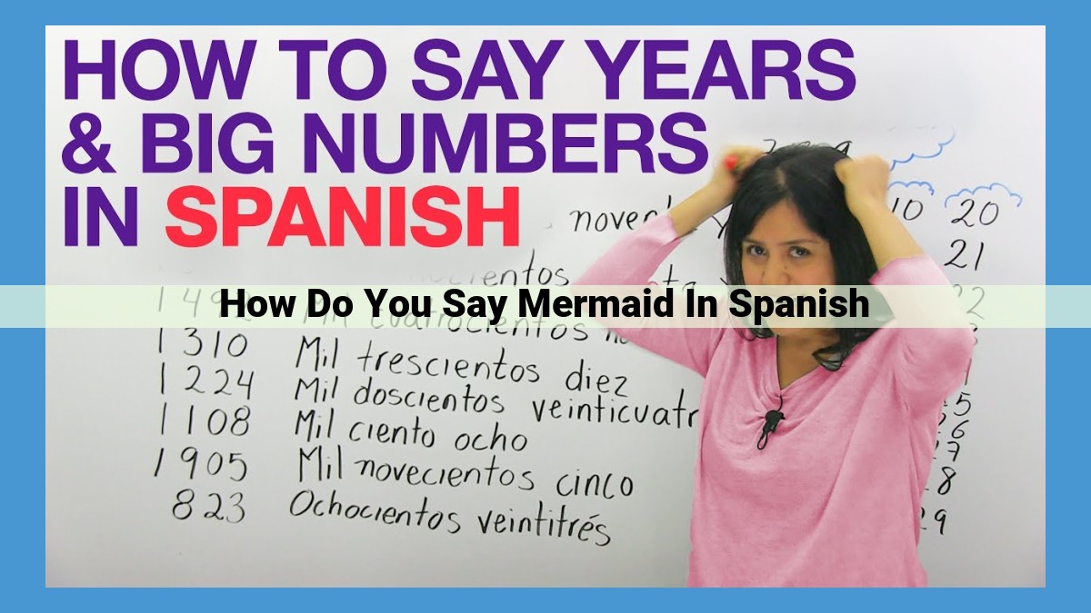 Unlocking the Enigmatic Mermaid in Spanish: Unveiling "Sirena" and Its Linguistic Lineage