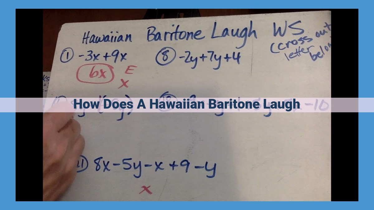 The Soulful Laughter of the Hawaiian Baritone: A Cultural Symphony