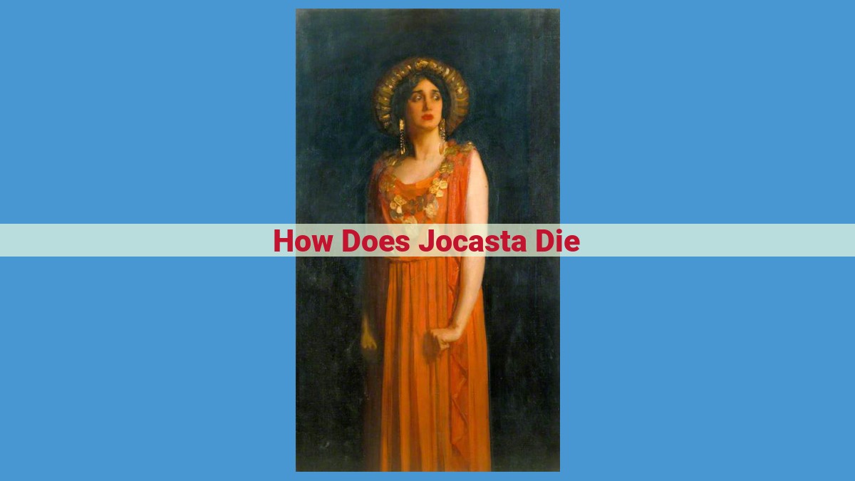 Discover the Tragic Fate of Jocasta in the Oedipus Myth: Exploring Themes of Mental Health, Violence, and Loss