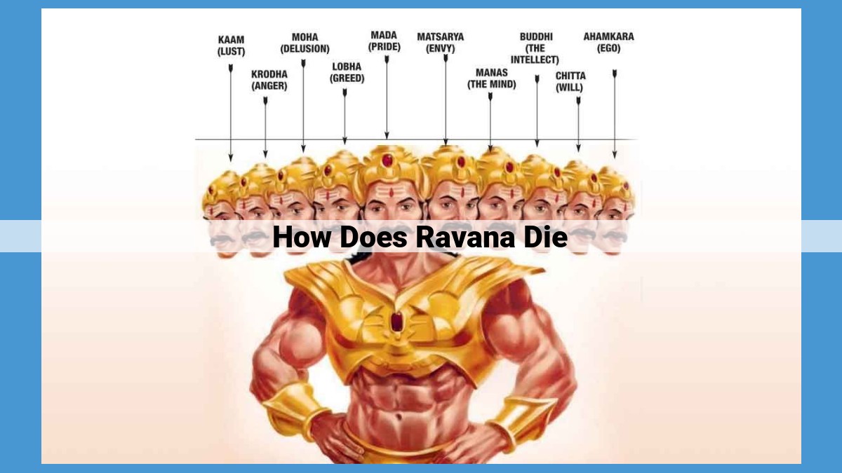 Ravana's Demise: A Divine Clash of Epic Proportions