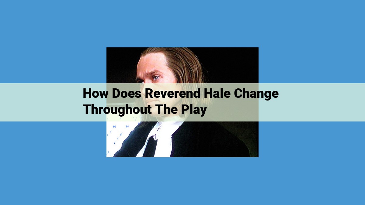 Unveiling the Moral Transformation of Reverend Hale: Cognitive Dissonance, Redemption, and Justice