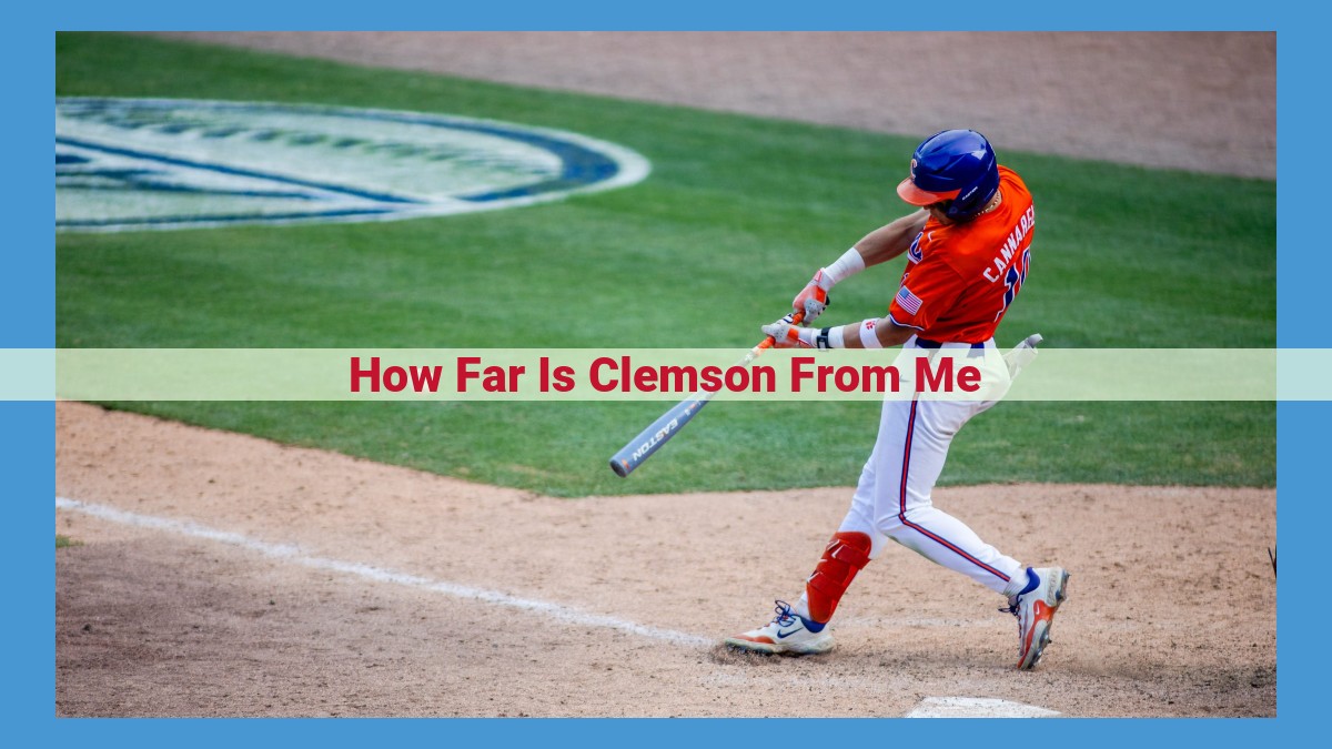 How to Determine Distance and Travel Time to Clemson: A Comprehensive Guide