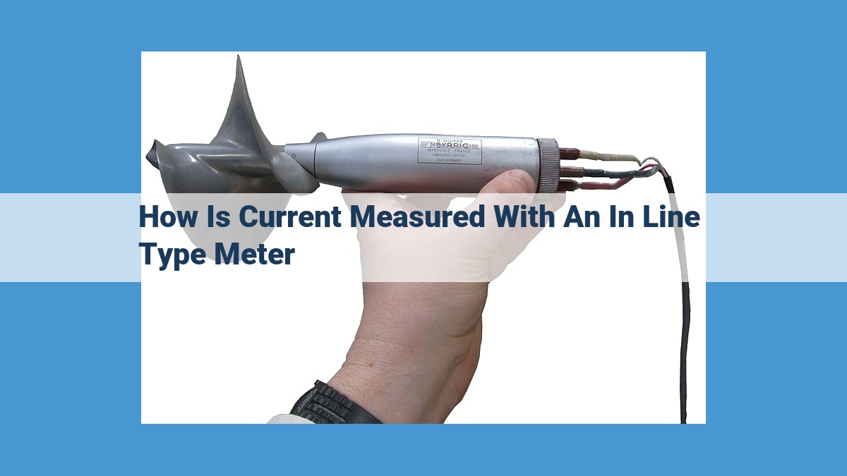 In-Line Current Meters with Current Transformers for Accurate Measurements