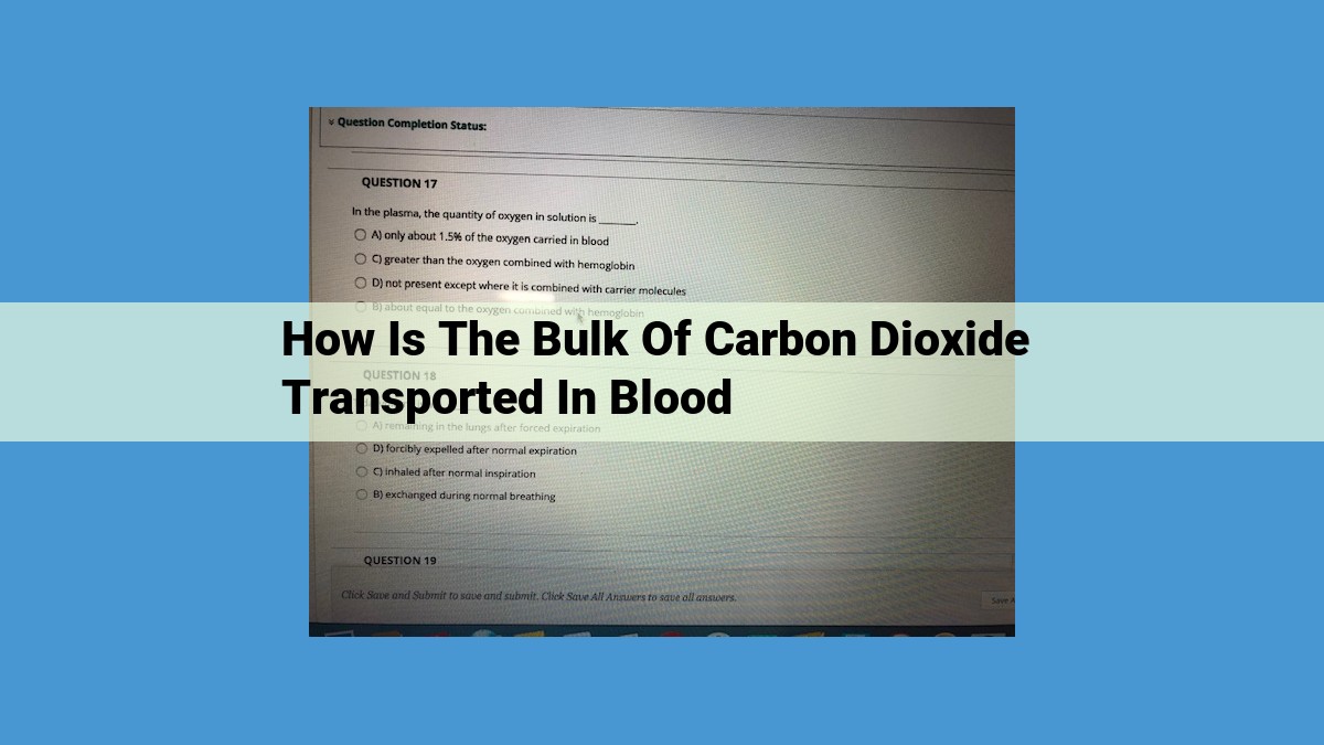 Carbon Dioxide Transport in Blood: A Comprehensive Overview for Medical Professionals