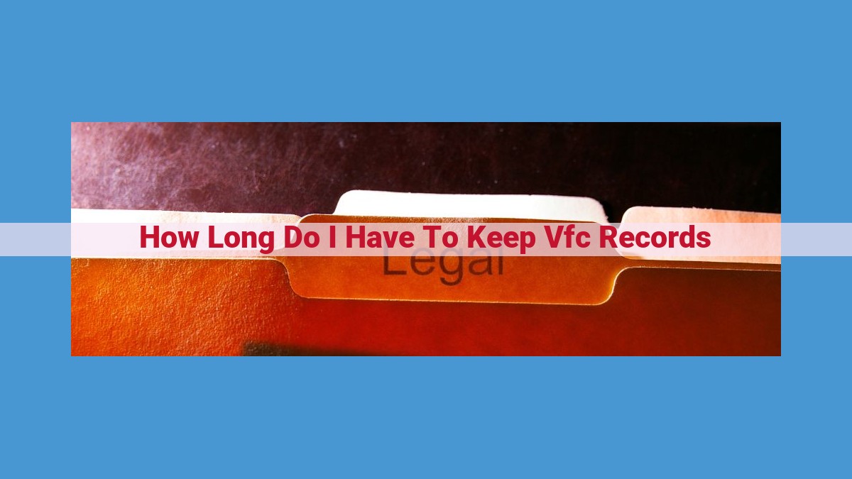 Maintain Accurate Financial Records: Retention Periods for VFA Records, Grants, and Cooperative Agreements