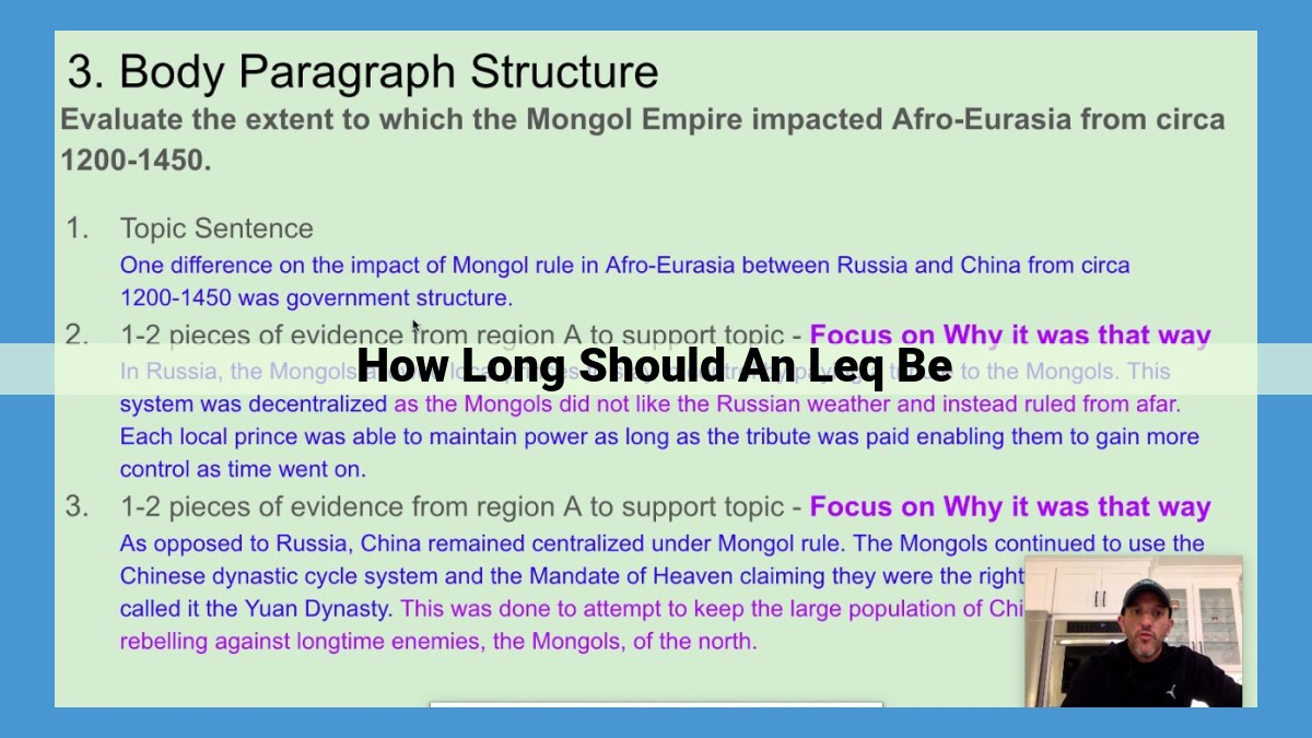 Writing Effective Long Essay Questions (LEQs) for Exams