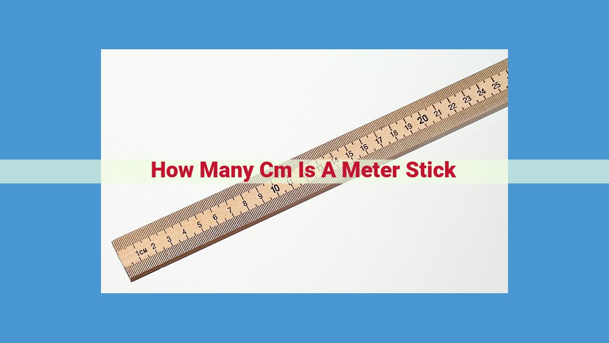 Meter Stick Measurement: Understanding Meters and Centimeters for Accurate Length Measurement