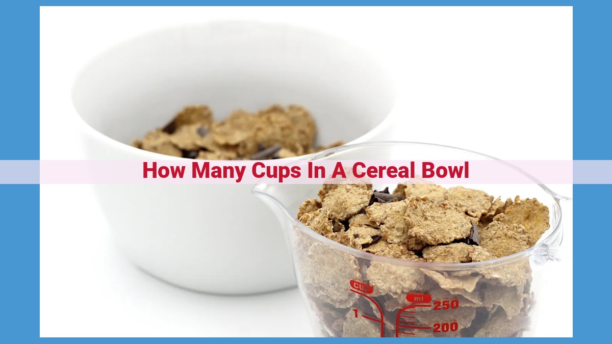 Cereal Bowl Sizing: Equivalents and Measurement Best Practices for Culinary Success