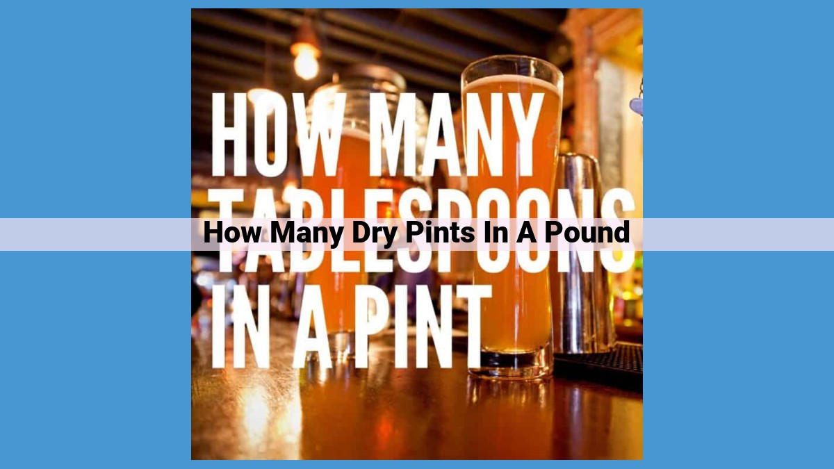 Determining the Number of Dry Pints in a Pound: Fluid Ounces, Milliliters, and Grams