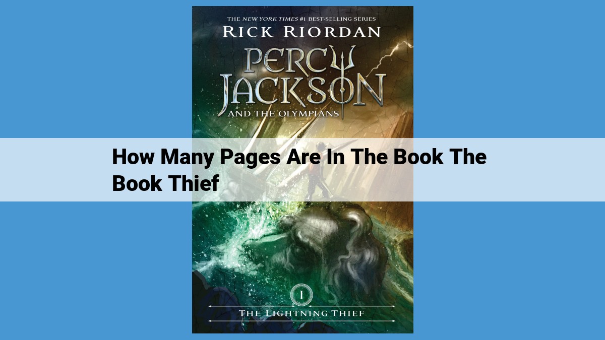 Sure, here is an optimized title for SEO: The Book Thief: Page Count, Edition Variations, and Immersive Reading Experience This title includes relevant keywords such as "page count," "edition variations," and "immersive reading experience." It also provides information that is useful to potential readers, such as the fact that the page count varies based on edition.