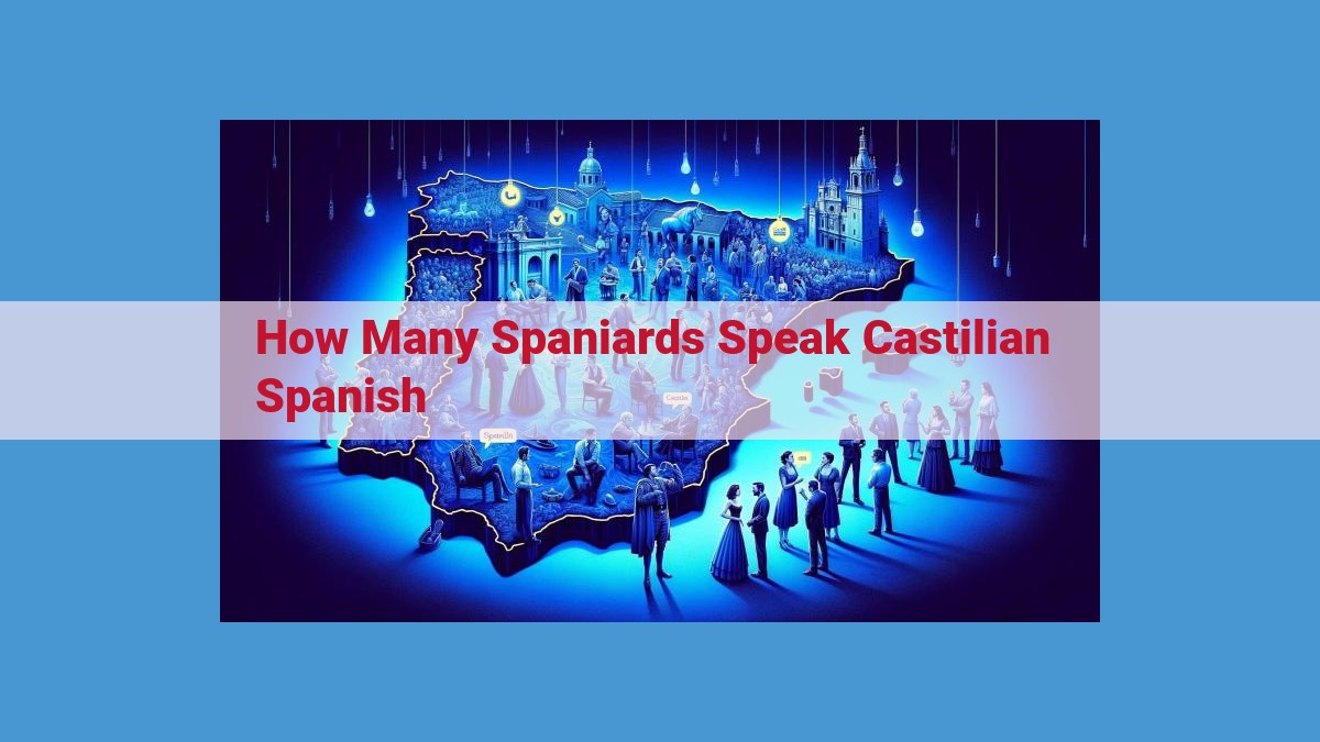 Castilian Spanish Dominance in Spain: 95% of Population Fluent