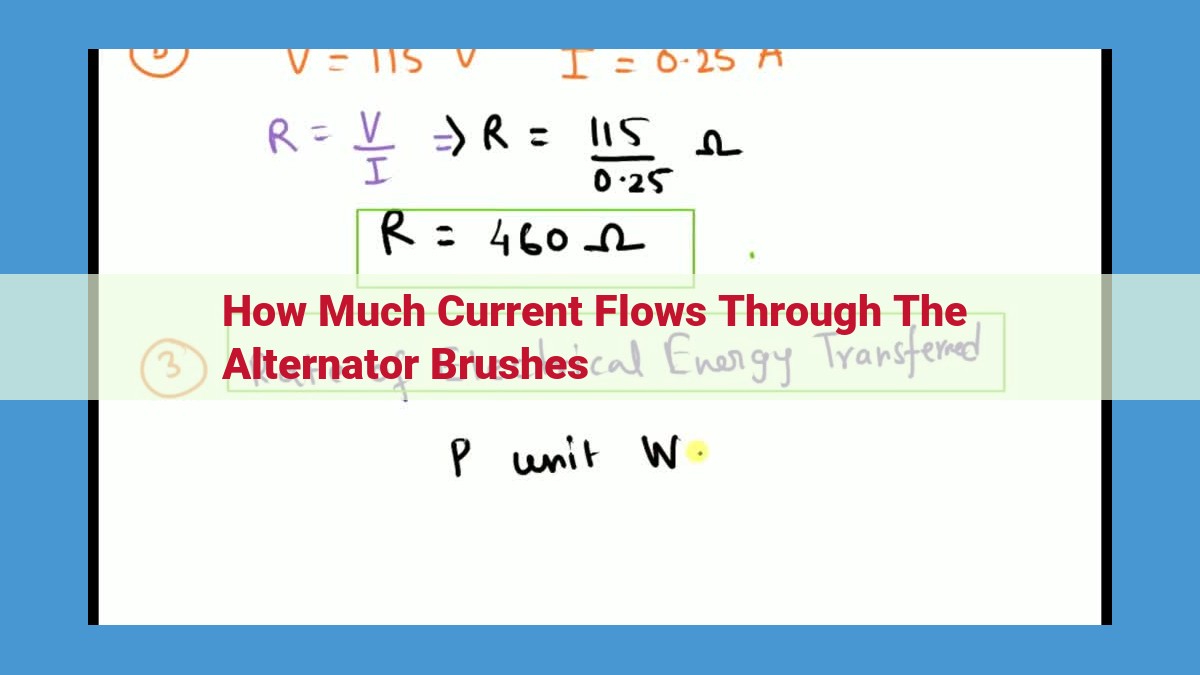 Understanding the Factors Influencing Current Flow in Alternator Brushes for Optimal Charging System Performance