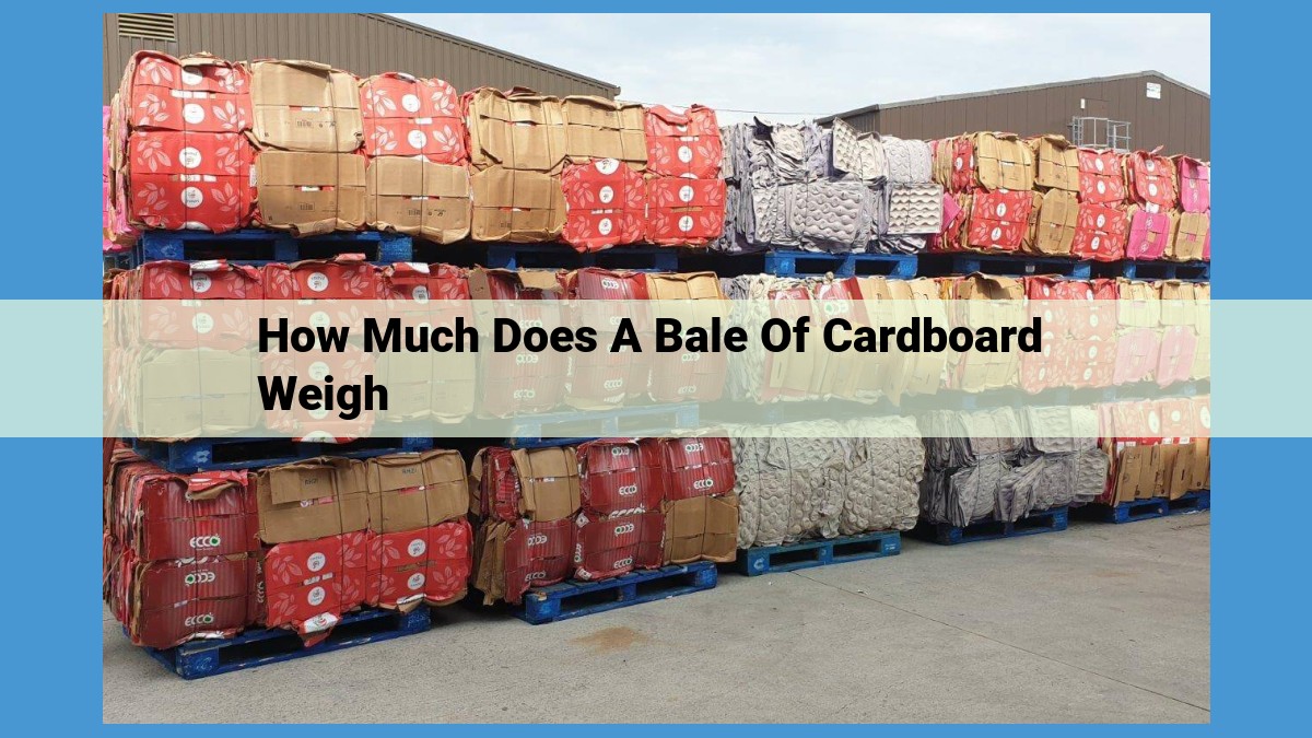 Understanding Cardboard Bale Weight: Optimizing Transport and Efficiency in Recycling