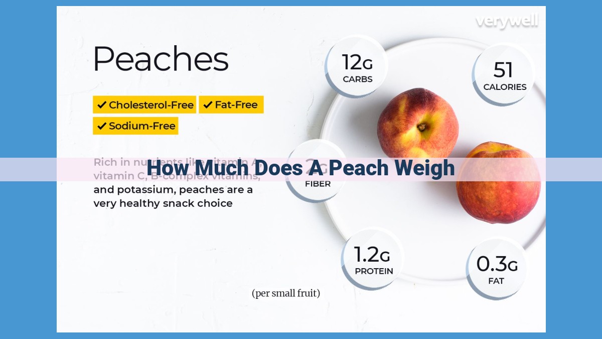 Uncover the Secrets of Peach Weight: Understanding Size, Factors, and Uses