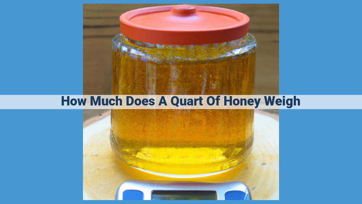 Calculating the Weight of a Quart of Honey: Factors and Conversion Guide