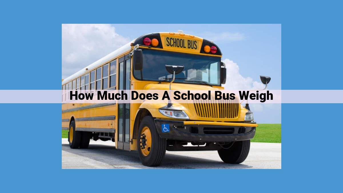 Understanding School Bus Weight: Safety, Bridge Integrity, and Load Distribution