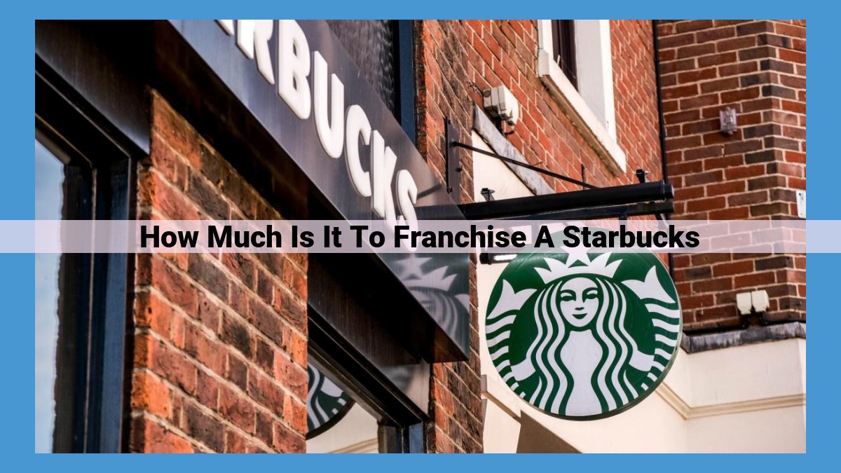 Unveiling the Cost of a Starbucks Franchise: A Comprehensive Guide