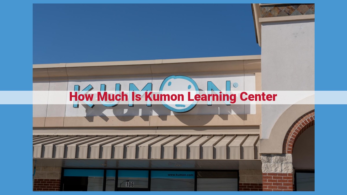 The True Cost of Kumon Learning Center: Tuition, Fees & Financial Considerations