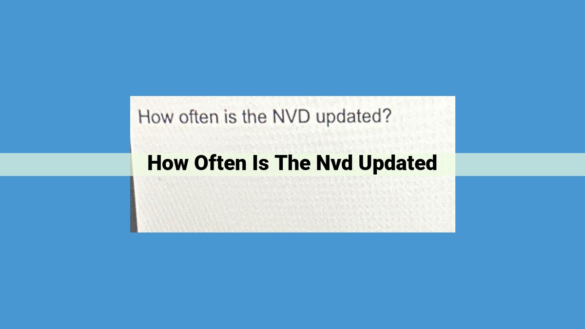 Stay Updated: Weekly NVD Updates Empower Cybersecurity Professionals with Latest Vulnerability Information