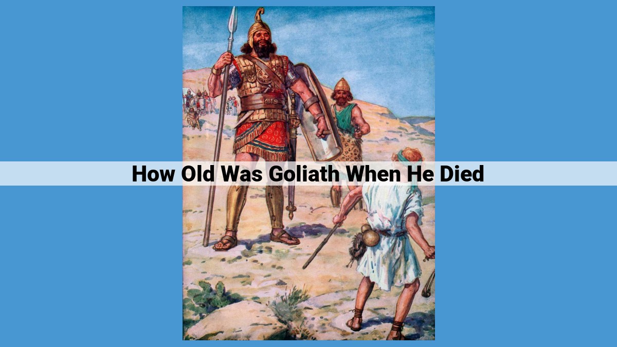 Unveiling Goliath's Age: An Exploration of Ancient Life Expectancy