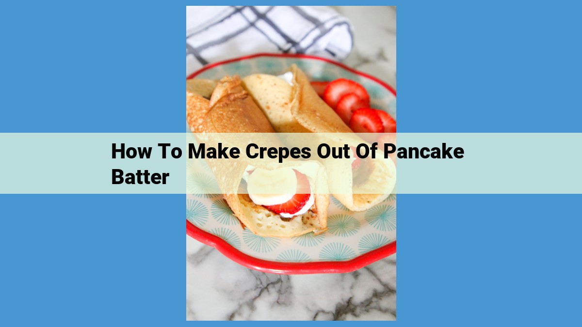 Master the Art of Crepe-Making: Transform Pancake Batter into Delectable Delicacies