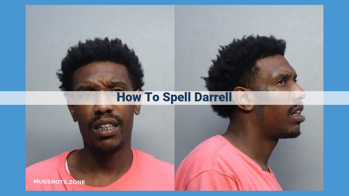 Learn the Correct Spelling and Pronunciation of "Darrell": A Guide to Irish Roots