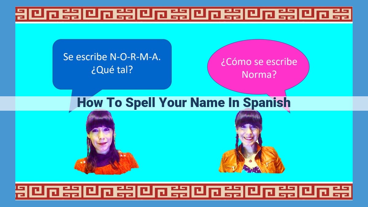 Master Spanish Name Spelling: A Comprehensive Guide