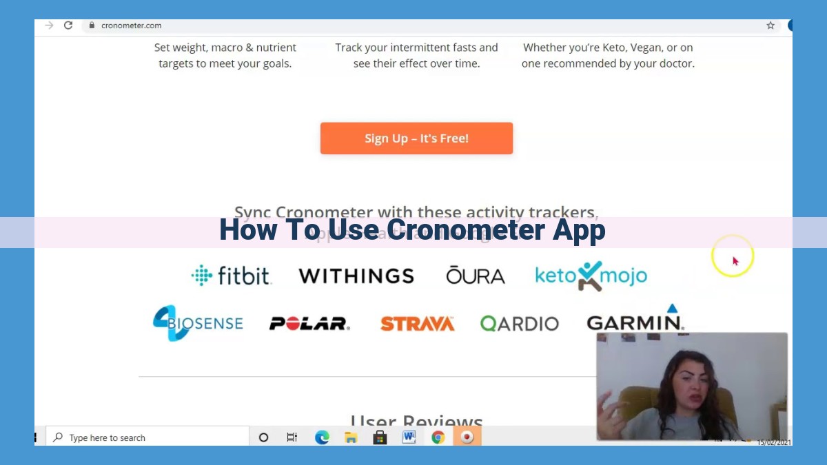 Master Nutrition with Cronometer: Track Intake, Set Goals, and Optimize Health