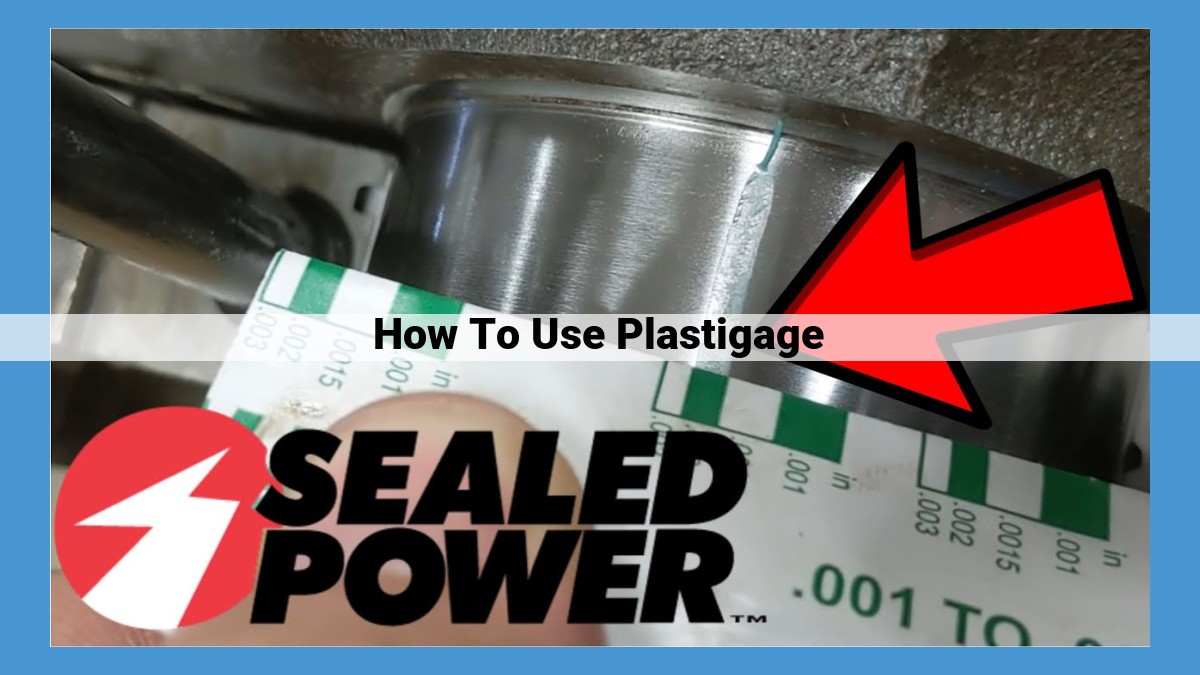 Mastering Bearing Clearance with Plastigage: A Guide to Machine Optimization