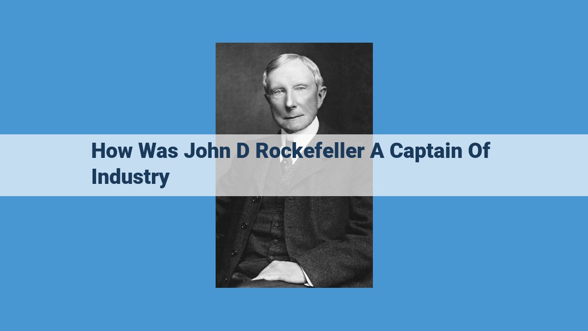 John D. Rockefeller: Visionary Oil Tycoon and Philanthropic Legacy