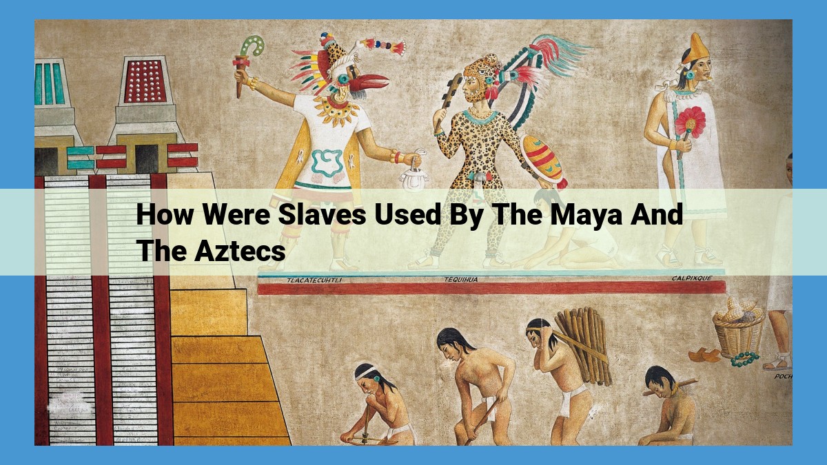 Slavery in Maya and Aztec Societies: Labor, Rituals, and Social Hierarchy