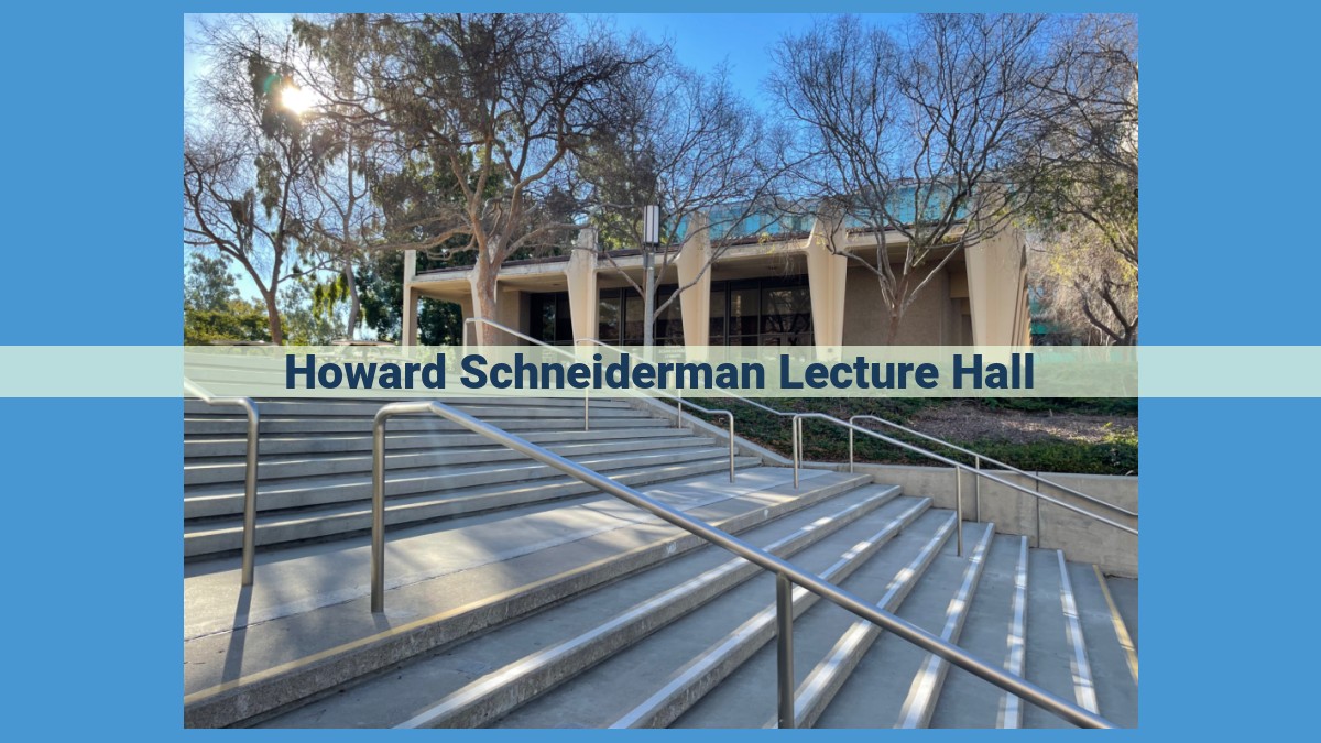 Howard Schneiderman Lecture Hall: Architectural Excellence and Innovation for Education and Events