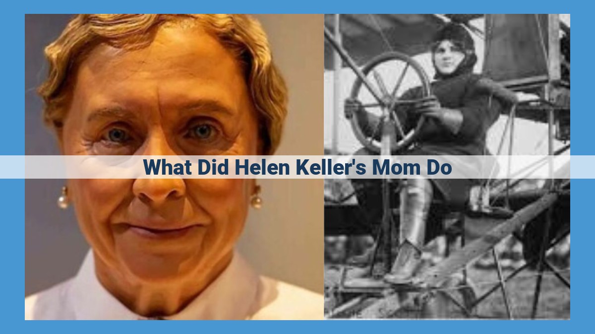 Kate Adams Keller: The Extraordinary Mother Behind Helen Keller's Success