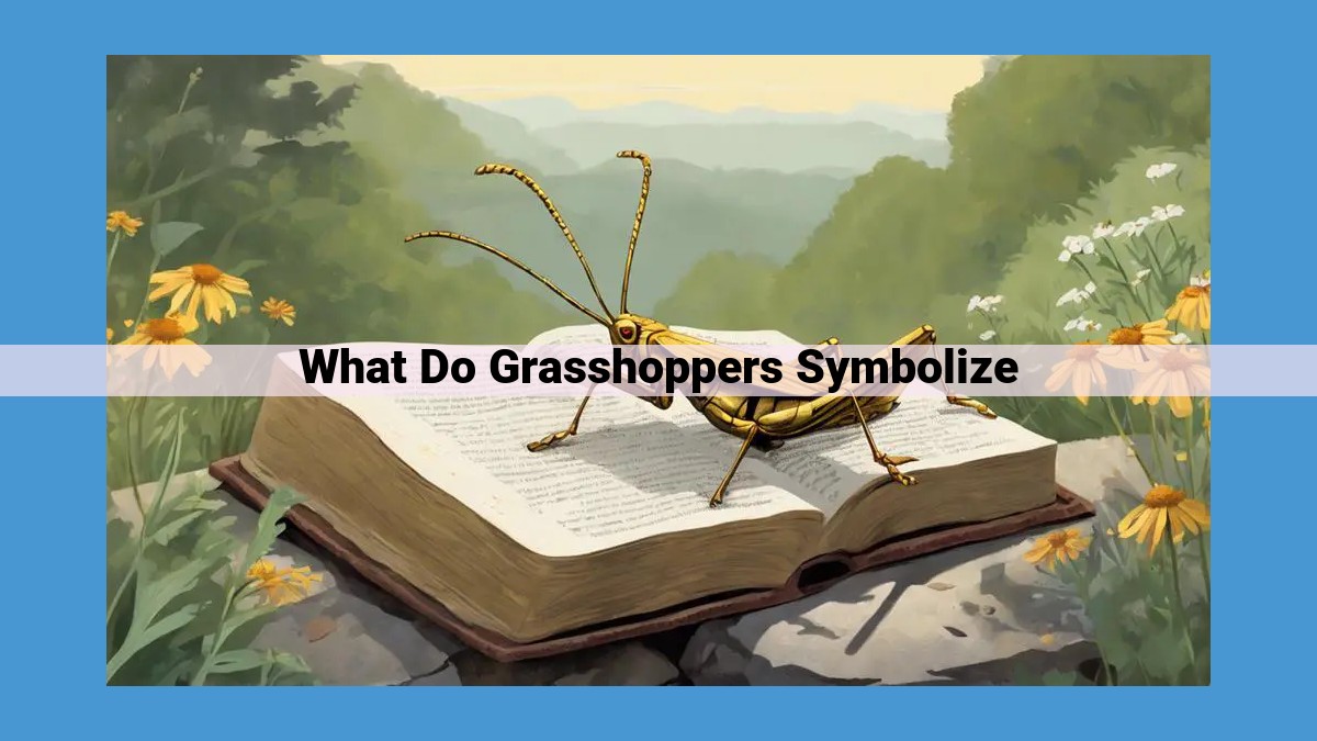 Explore the Symbolism of Grasshoppers: Renewal, Prosperity, and Transformation