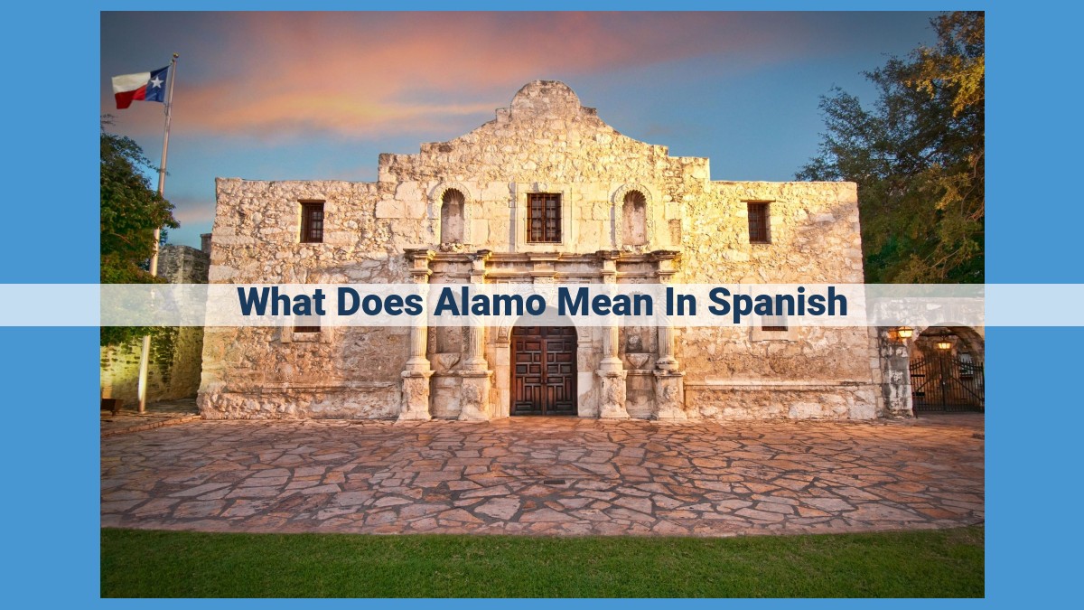 Headline: Discover the Historical Significance of the Alamo Subheadline: Explore the origins, meaning, and legacy of Texas's iconic fortress and symbol of courage.