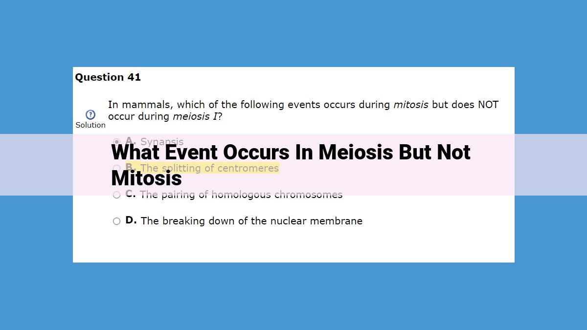 Unraveling the Genetic Shuffle: Exploring Crossing-Over in Meiosis