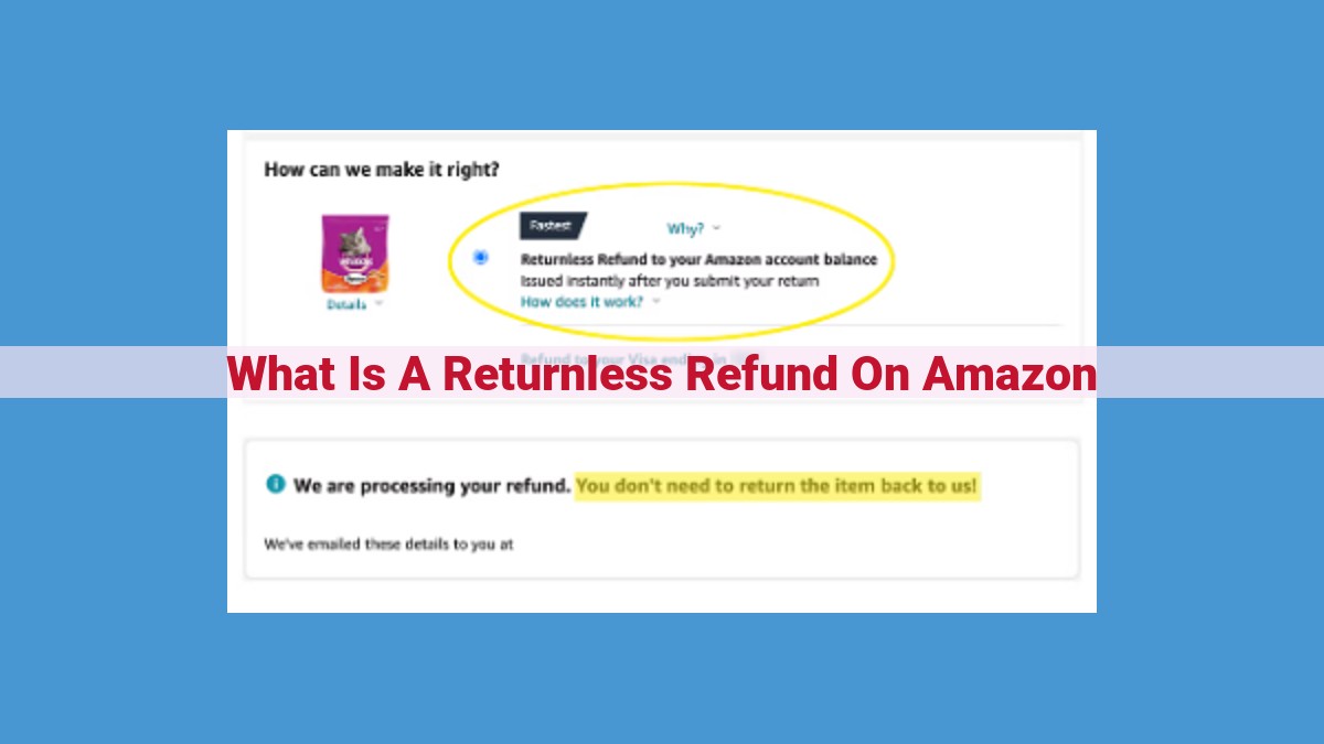 Amazon's Returnless Refund: Convenience for Customers, Impact for Sellers