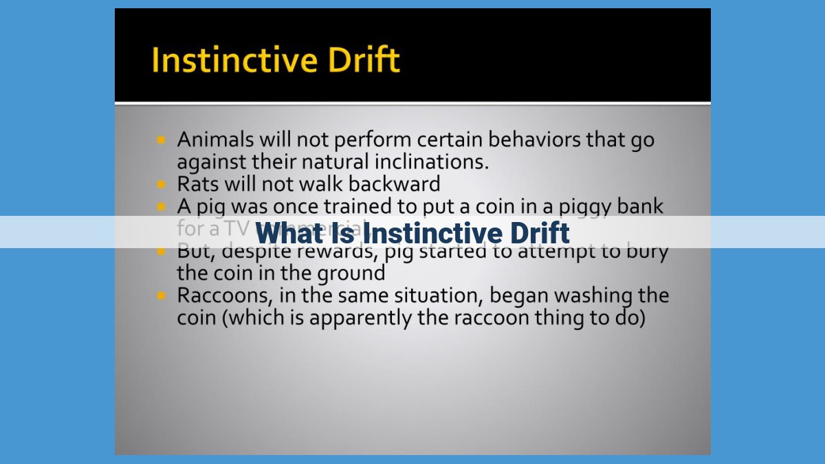 Instinctive Drift: The Maladaptive Consequences of Behavioral Mismatch in a Rapidly Changing World